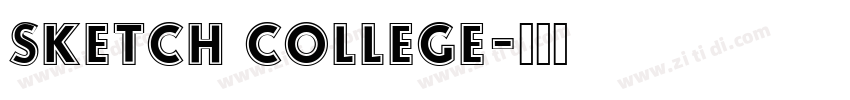 Sketch College字体转换